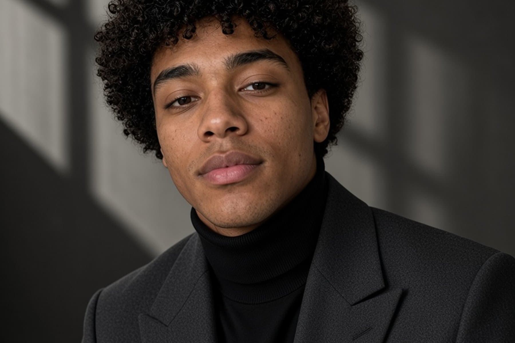 Cinematic studio portrait generated from a selfie