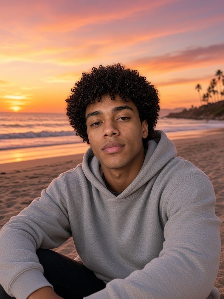 Beach at Sunset